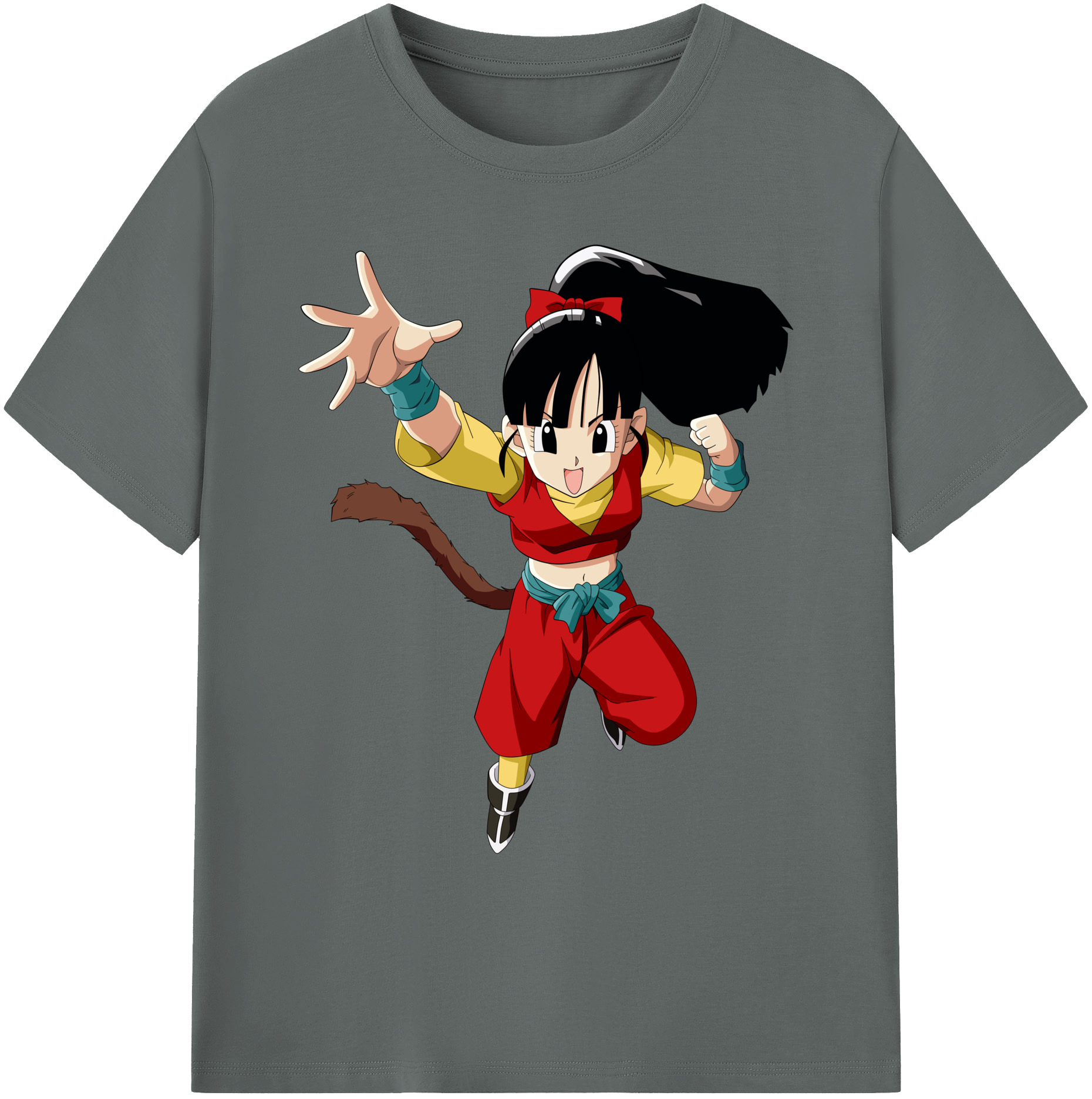 （画像用） ドラゴンボール パン DRAGON BALL Pan 綿100％ メンズ半袖Tシャツ｜肌触りやわらか＆通気性